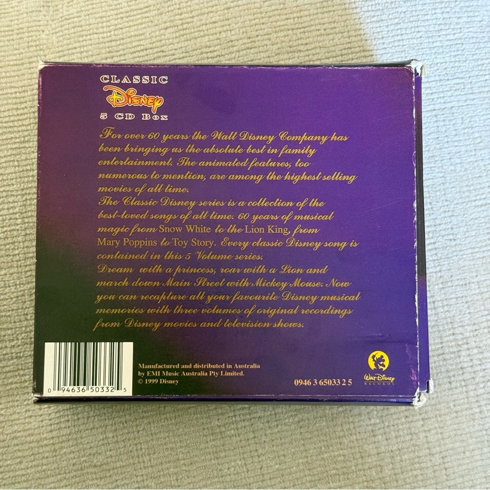 Classic Disney: 60 Years of Musical Magic 5 CD box set - Picture 4 of 7